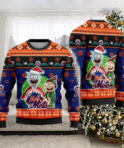 Rick And Morty New York Mets Ugly Christmas Sweater