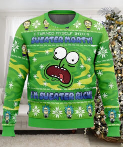 Rick and Morty Ugly Christmas Sweater