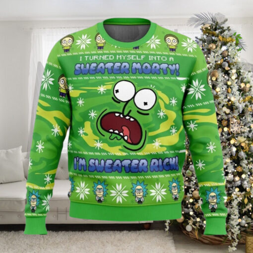 Rick and Morty Ugly Christmas Sweater