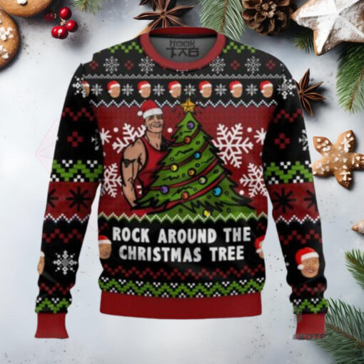 Rock Around The Christmas Tree The Rock Sweater