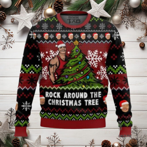 Rock Around The Christmas Tree The Rock Sweater