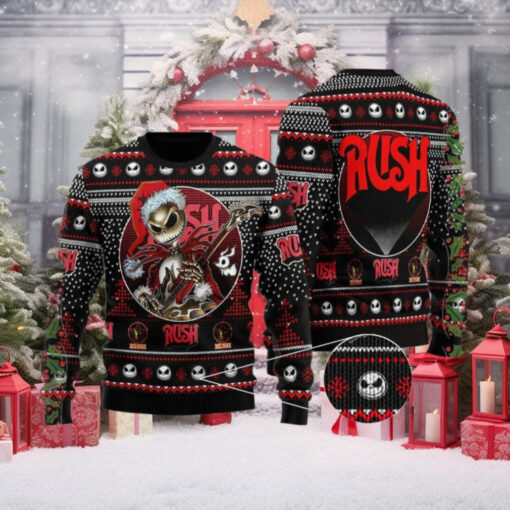 Rush Band Unisex Ugly Sweater  Rush Band Unisex Ugly Christmas Sweater