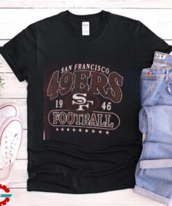 San Francisco 49ers Fanatics Heather Scarlet Official Retro Tri Blend T Shirt