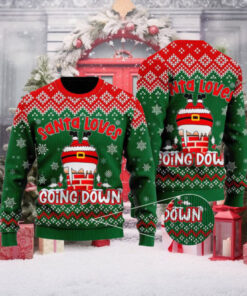 Santa Loves Going Down Ugly Christmas Sweater