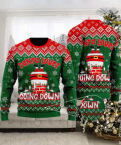 Santa Loves Going Down Ugly Christmas Sweater