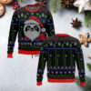 Milwaukee Brewers Blue And Yellow Deer Pattern Ugly Sweater