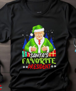 Santa’s Favorite President Funny Trump Christmas shirt