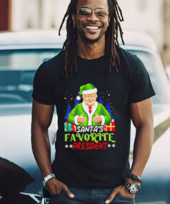 Santa’s Favorite President Funny Trump Christmas shirt