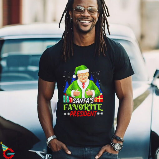 Santa’s Favorite President Funny Trump Christmas shirt