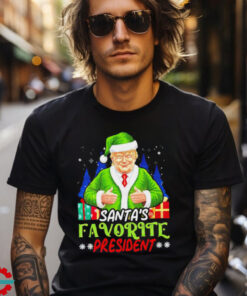 Santa’s Favorite President Funny Trump Christmas shirt