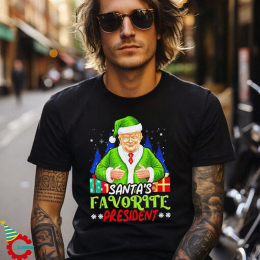 Santa’s Favorite President Funny Trump Christmas shirt