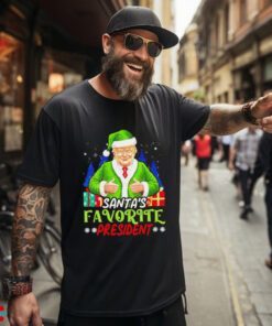 Santa’s Favorite President Funny Trump Christmas shirt