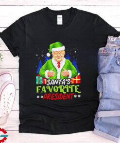 Santa’s Favorite President Funny Trump Christmas shirt