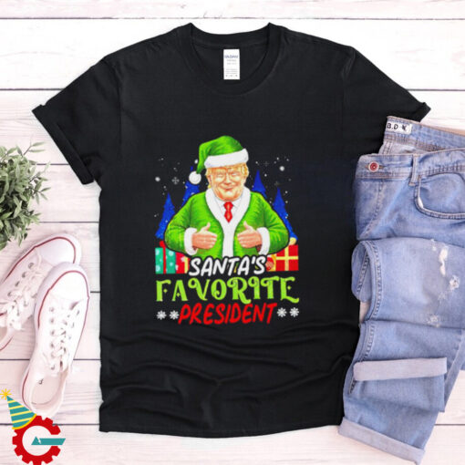 Santa’s Favorite President Funny Trump Christmas shirt