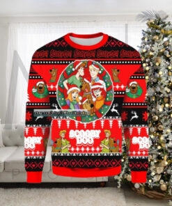 Scooby Doo Characters Ugly Christmas Sweater Scooby Doo Ugly Sweater Over Print Scooby Doo Fan Ugly Sweater 3D Hoodie Sweatshirt – Ugly Christmas sweater ideas – Jumper – For Men and Women