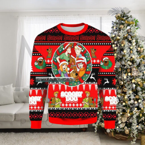 Scooby Doo Characters Ugly Christmas Sweater  Scooby Doo Ugly Sweater Over Print  Scooby Doo Fan Ugly Sweater 3D Hoodie Sweatshirt – Ugly Christmas sweater ideas – Jumper – For Men and Women