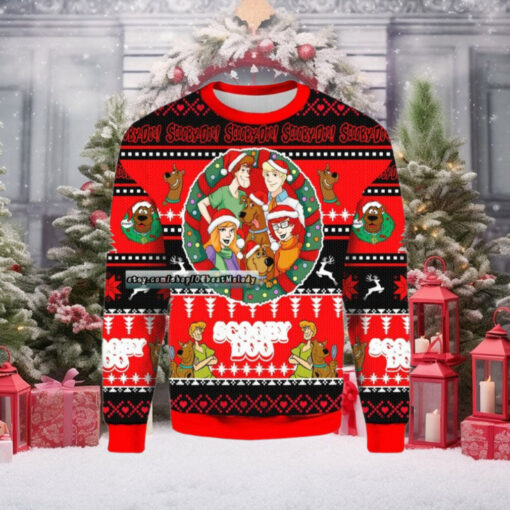 Scooby Doo Characters Ugly Christmas Sweater  Scooby Doo Ugly Sweater Over Print  Scooby Doo Fan Ugly Sweater 3D Hoodie Sweatshirt – Ugly Christmas sweater ideas – Jumper – For Men and Women