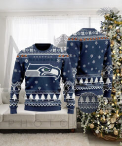 Seattle Football Ugly Christmas Sweater Seattle Seahawk Ugly Christmas 3d Sweater