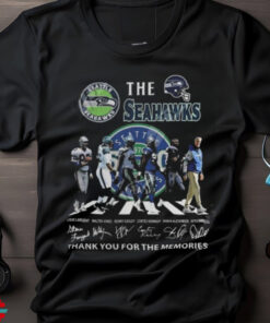 Seattle Seahawks 50th Anniversary Thank You For The Memories Signatures T Shirt