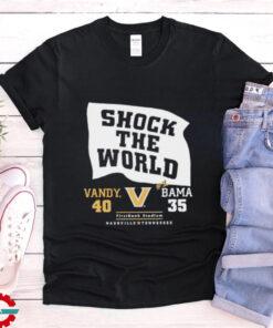 Shock the world Vandy beats Bama 40 35 down goes #1 shirt