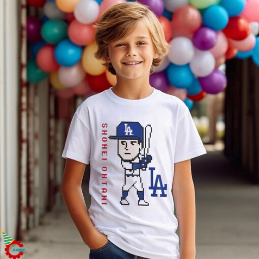 Shohei Ohtani Los Angeles Dodgers 8 bit shirt