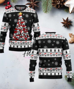 Skull Pine Tree Ugly Christmas Sweater