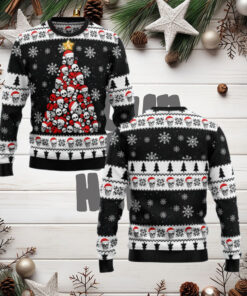 Skull Pine Tree Ugly Christmas Sweater