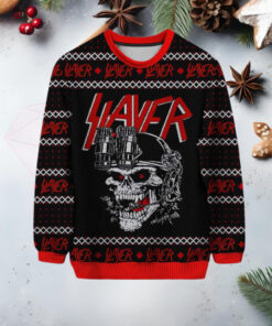 Slayer Band Reign In Blood Classic Style 2024 Ugly Christmas Sweater