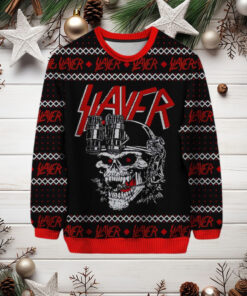 Slayer Band Reign In Blood Classic Style 2024 Ugly Christmas Sweater