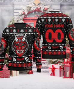 Slipknot Antennas To Hell Rock Band Personalized Ugly Christmas Sweater