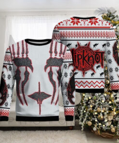 Slipknot Band Joey Jordison Face Knitted Ugly Christmas Sweater