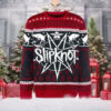 Slipknot Holiday Goat Pattern Xmas Gift For Rock Fan Knitted Ugly Christmas Sweater