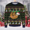 Santa Claws Dinosaur Ugly Christmas Sweater