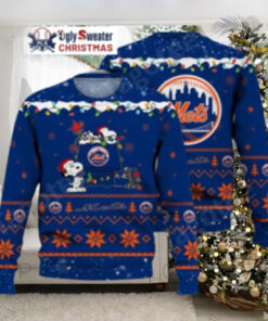 Snoopy Decorating Christmas Tree Mets Ugly Sweater