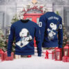 Cleveland Guardians Santa Sleigh Night Ugly Christmas Sweater