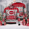 Ho Ho Ho Customizable Cincinnati Reds Ugly Christmas Sweater