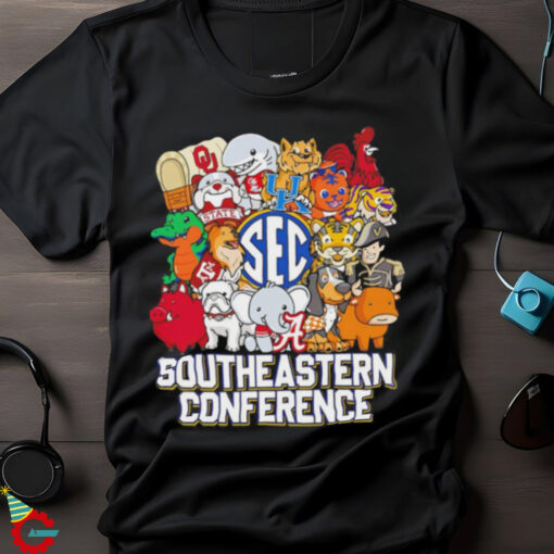 Southeastern Conference all sports teams mascot shirt