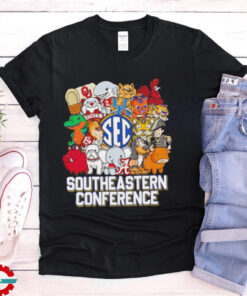 Southeastern Conference all sports teams mascot shirt