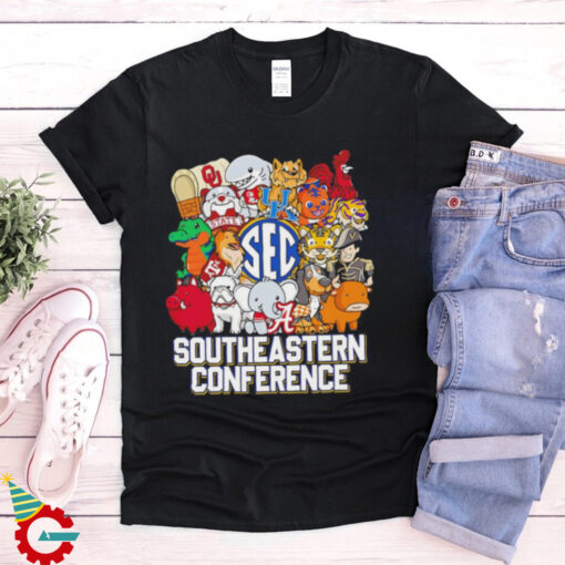 Southeastern Conference all sports teams mascot shirt