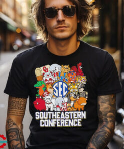 Southeastern Conference all sports teams mascot shirt