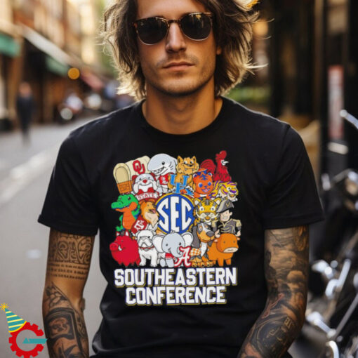 Southeastern Conference all sports teams mascot shirt