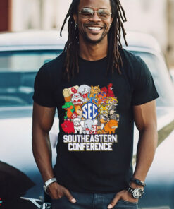 Southeastern Conference all sports teams mascot shirt