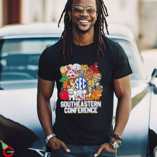 Southeastern Conference all sports teams mascot shirt