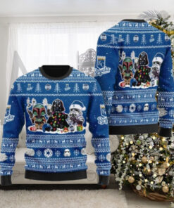 Star Wars Characters KC Royals Ugly Christmas Sweater