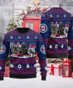 Star Wars Characters Minnesota Twins Ugly Christmas Sweater