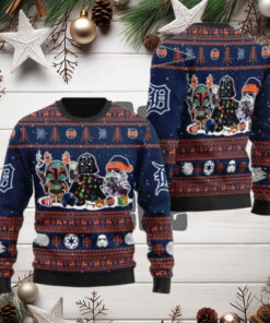 Star Wars Detroit Tigers Christmas Ugly Christmas Sweater