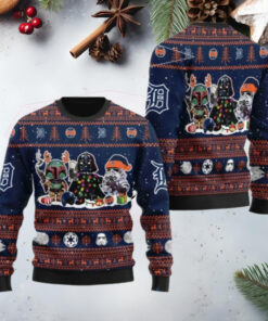 Star Wars Detroit Tigers Christmas Ugly Christmas Sweater