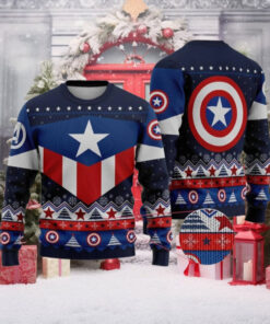 Steve Rogers Captain America Christmas Ugly Sweater