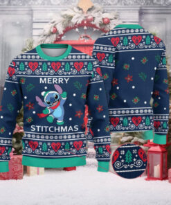 Stitch Merry Stitchmas Disney Ugly Christmas Sweater Gift For Men And Women