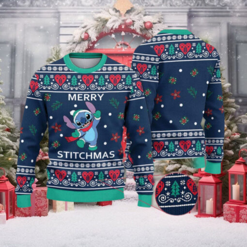 Stitch Merry Stitchmas Disney Ugly Christmas Sweater Gift For Men And Women